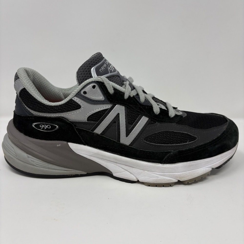 New Balance 990v6 Women's Size 8 Black Running Shoes (W990BK6) Made in USA